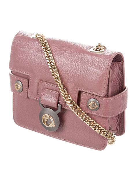 versace collection leather crossbody|versace shoulder bags for women.